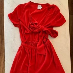 Princess Polly Ragnar Tie Front Romper